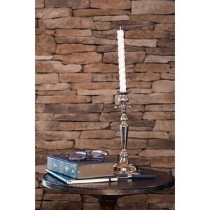 Vintage Silverplate Taper Candlestick | Romantic Wedding & Tablescape Decor